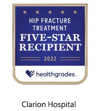 CH 2022 Healthgrades Hip Fracture Treatment - Five Star Recipient