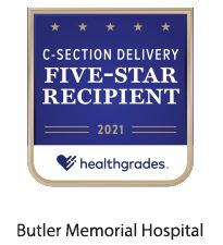 BMH 2021 Healthgrades C-Section - Five Star Recipient