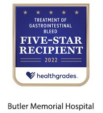 BMH 2022 Healthgrades Treatment of GI Bleed - Five Star Recipient