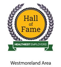 Excela Health Healthiest 100 Workplace in America by Springbuk - Hall of Fame