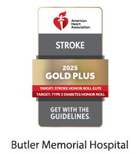 2025 AHA GWTG Stroke Gold Plus with Target: Stroke Honor Roll and Target Type 2 Diabetes Honor Roll -BMH